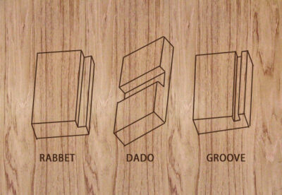 Rabbets vs. Dadoes vs. Grooves