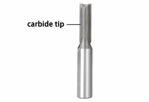 carbide-tipped straight router bit